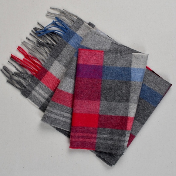 Nordstrom Accessories - (NORDSTROM) Cashmere Plaid Scarf